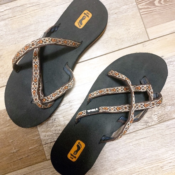 Teva Shoes - 🔴Teva Olowahu Cushioned Slide Sandals